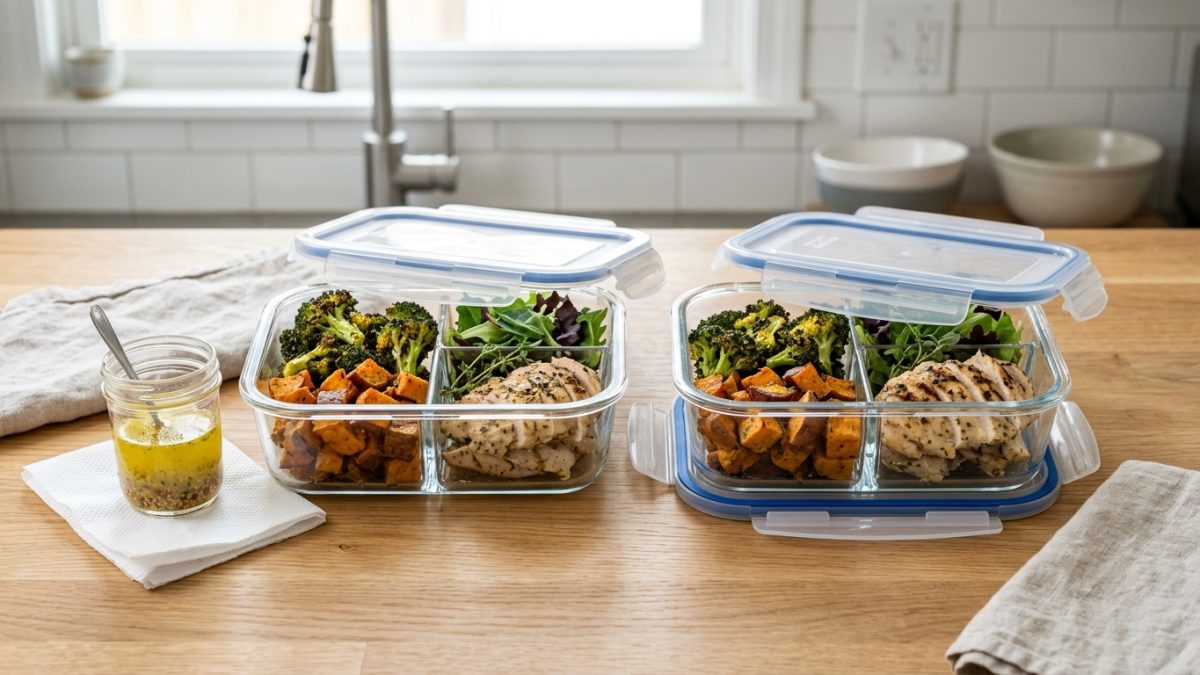 Why Your Meal Prep Tastes Soggy and Ruined by Day 3 (And The Component Separation Method That Solves It)